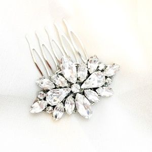 Swarovski Rhinestone Wedding Comb, Bridal